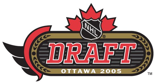 NHL Draft 2005 Unused Logo iron on heat transfer